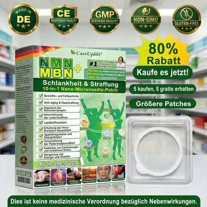 🇩🇪 𝐎𝐟𝐟𝐢𝐜𝐢𝐚𝐥𝐞𝐫 𝐃𝐞𝐮𝐭𝐬𝐜𝐡𝐥𝐚𝐧𝐝-𝐒𝐡𝐨𝐩 | 🧑‍⚕️🩺 𝐂𝐚𝐫𝐞𝐔𝐩𝐥𝐢𝐟𝐭® Moringa · Berberin × NAD+ 𝟏𝟎-𝐢𝐧-𝟏 𝐀𝐝𝐯𝐚𝐧𝐜𝐞𝐝 𝐍𝐚𝐧𝐨-𝐌𝐢𝐤𝐫𝐨𝐧𝐚𝐝𝐞𝐥-𝐏𝐚𝐭𝐜𝐡 — 𝐄𝐢𝐧𝐦𝐚𝐥 𝐭ä𝐠𝐥𝐢𝐜𝐡, 𝐬𝐢𝐜𝐡𝐭𝐛𝐚𝐫𝐞 𝐄𝐫𝐠𝐞𝐛𝐧𝐢𝐬𝐬𝐞 𝐢𝐧 𝟕 𝐓𝐚𝐠𝐞𝐧